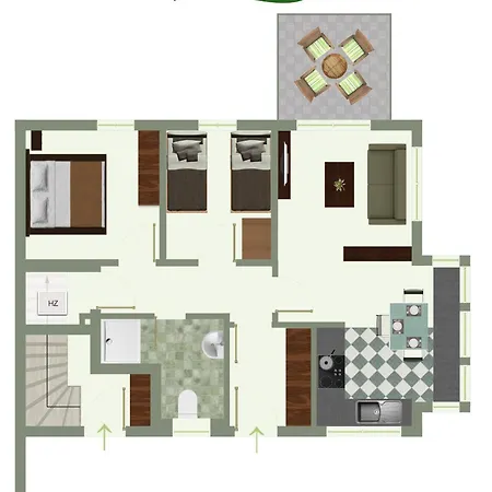 Apartment Noorderpad 5 Salz & *